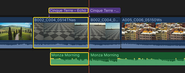 Dividir clips en FCP
