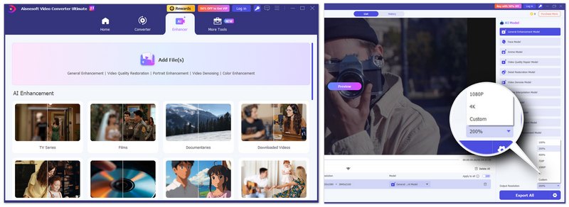 Convertir vídeo a 4k en Aiseesoft