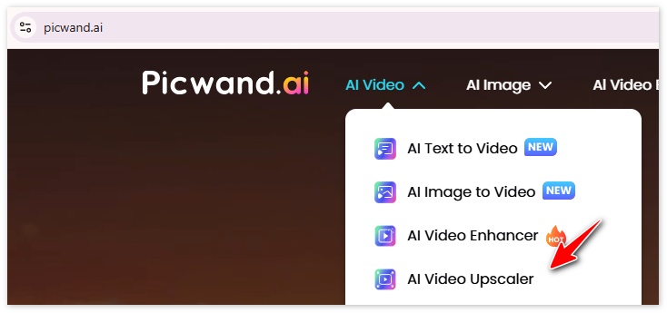 Elige Picwand Ai Video Upscaler