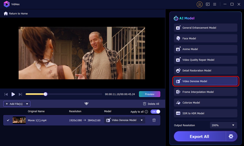 Coincidencia de modelos Vidhex
