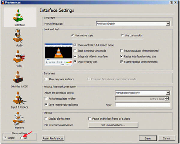VLC Rotar video todo