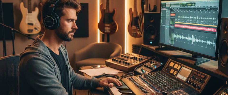 Aislamiento vocal con IA para producción musical