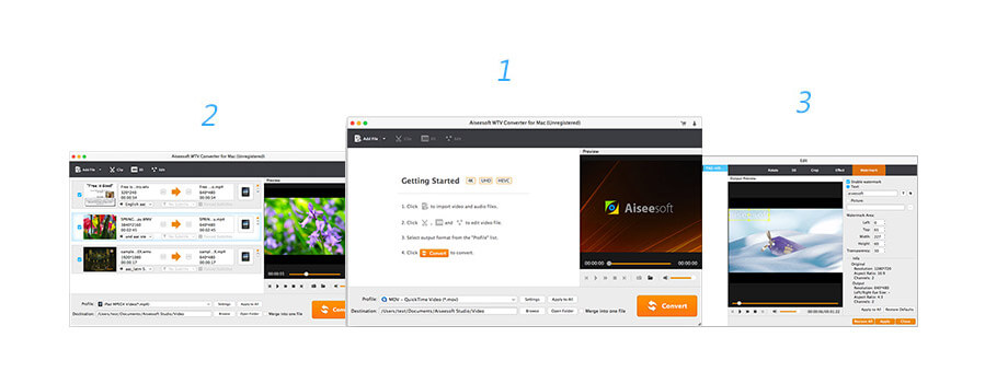 Convertidor WTV para la interfaz de Mac